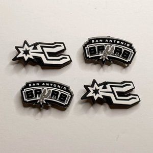 San Antonio Spurs Basketball Shoe Charms Sports Team For Crocs Set of 4